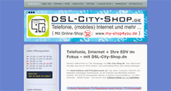 Desktop Screenshot of dsl-city-shop.de