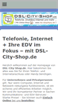 Mobile Screenshot of dsl-city-shop.de